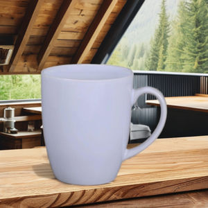 แก้วเซรามิกเคลือบสำหรับงานซับลิเมชั่น - ขนาด 11 ออนซ์ เคลือบเงาอย่างดี ใช้กับไมโครเวฟและเครื่องล้างจานได้ พร้อมหูจับตามหลักสรีรศาสตร์และผิวมันเงา - Product Image 1