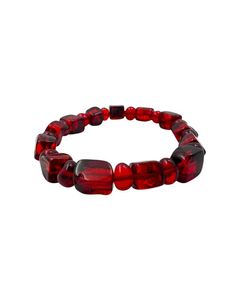 Elegante Pulsera de Cuentas de Resina Hecha a Mano, Joyería Elástica de Moda para Mujeres y Niñas, Estilo Diario - Product Image 6