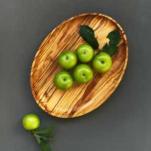 Platos de Madera Ovalados para Servir Comida en el Hogar y la Cocina, Plato para Servir en Bodas, Fiestas, Cenas - Product Image 2