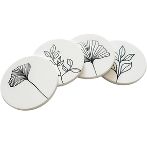 Ensemble de sous-verres de décoration de Table en pierre de marbre nouveau Design prix de gros 2025 ustensiles de cuisine les plus vendus sous-verre à café - Product Image 1