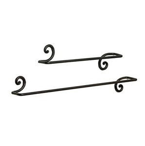 Toallero individual victoriano de metal bronce, diseño enrollado, montado en la pared, perfecto para el hogar, hoteles, accesorio de baño - Product Image 2