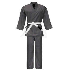 Uniforme de karaté durable 100% coton pour hommes avec un design confortable et respirant, options personnalisables - Product Image 2