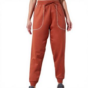 กางเกงเอวสูงผู้หญิงทรงตรงสำหรับสวมใส่กลางแจ้งในฤดูหนาว - Product Image 1