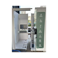 Huasheng Medical Doctorless Digital Health Booth Telemedicine Kiosk AI-Power Virtual Care Touchscreen untuk Penggunaan Umum Tenaga Surya API