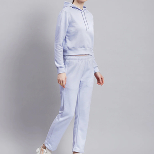 Women <b>Tracksuit</b> Thick Cotton Two Piece Blank Jogging <b>Plain</b> <b>Tracksuits</b> Quick dry Pullover Hoodies Set Women <b>Tracksuit</b> OEM Size - Product Image 3