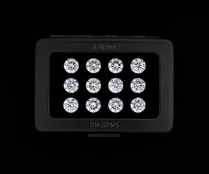 Diamant de laboratoire cultivé, taille ronde, 1,0 CT, 2,7 - 2,8 MM, diamant brillant rond CVD-HPHT, diamant blanc de laboratoire pour la fabrication de bijoux - Product Image 1
