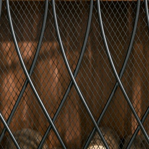 Diamond Wave Metal Fireplace <b>Screen</b> Folding Three Panel Fine Mesh Spark Guard Decorative Steel Hearth <b>Protector</b> - Product Image 3