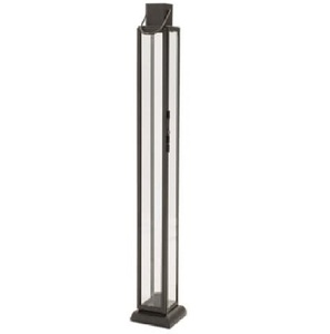 High Quality Square Glass <b>Lantern</b> <b>Candle</b> Holder With Metal Frame And Handle For Home Decoration - Product Image 3