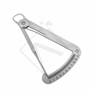 Accuram Dental Iwanson <b>Gauge</b> Stainless Steel Crown Thickness Caliper <b>Measuring</b> <b>Tool</b> Orthodontic Lab Instrument 0-10mm - Product Image 4