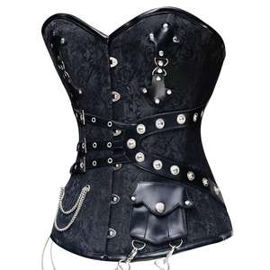 Corsets pour femmes, sexy, gainants, modernes, en cuir, pour grandes tailles, respirants - Product Image 3
