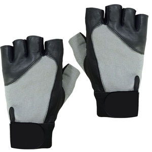 Gants de sport unisexes demi-doigts en cuir respirant pour fitness et musculation, prix abordable avec personnalisation - Product Image 4