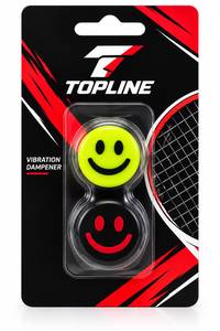 Amortisseur de vibrations de tennis Topline en silicone, pack de 2, emballage blister confortable, amortisseurs de raquettes de tennis personnalisés - Product Image 2
