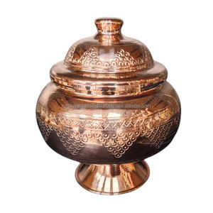 Hot Sale Premium Quality Engraved Copper <b>Container</b> Jars Available in Multiple Styles and Sizes From Trusted Supplier - Product Image 5