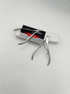 Professional Stainless Steel Sharp Cuticle Nipper Box Joint Precision Nail Clippers Silver Polish Finish Wide Jaw Opening Finger - Product Image 4