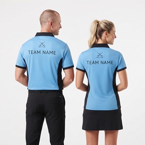 Camiseta Deportiva de Golf Personalizada, Transpirable, con Estampado, para Equipo, Unisex - Product Image 2