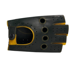 Guantes de conducción de primera clase para hombre, de cuero suave, antideslizantes, para conductores de motocicletas y autobuses, uso en exteriores - Product Image 4