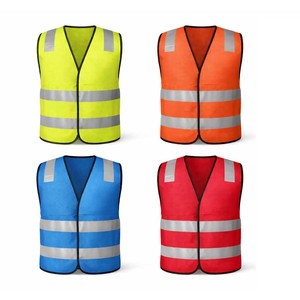 Gilet de sécurité réfléchissant haute visibilité pour ingénieurs en sécurité, travaux de construction, travaux routiers, avec logo - Product Image 4