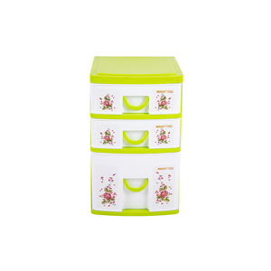 Versatile Mini Plastic <b>Storage</b> Cabinet Durable Compact Three-Tier <b>Drawers</b> Jewelry Food <b>Storage</b> Kitchen Bathroom Living Room - Product Image 5