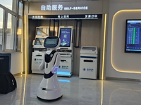 Robot d'accueil intelligent Timo AI, nouvelle version ChatGPT, recharge automatique, affichage vidéo et photo, guide mobile pour les écoles, les entreprises et les halls