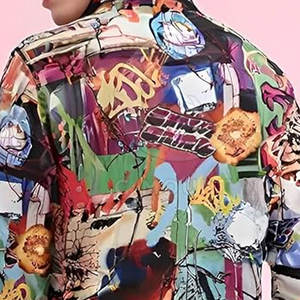 Chaqueta Estampada para Hombre, Estilo Casual, Ligera y Cómoda, para Otoño e Invierno, Uso Diario - Product Image 6