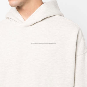 Sudaderas con capucha personalizadas para hombre, Sudadera con capucha funcional con bolsillos y hombros caídos de algodón, jersey de gran tamaño, Sudadera con capucha de peso pesado para hombre - Product Image 4