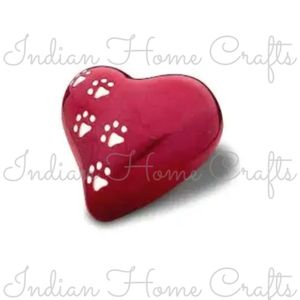 Red Heart Pet Urn Metal <b>Keepsake</b> Cremation Ashes Stand <b>Memorial</b> Decoration Customizable Design - Product Image 4