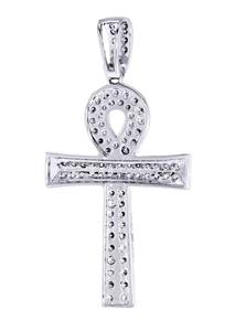 Pendentifs croix en diamant de laboratoire VVS 14kt_18kt, style hip-hop glacé classique, certifiés unisexes, meilleurs prix garantis - Product Image 5
