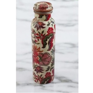 Bouteille d'eau en cuivre de qualité supérieure avec finition émaillée, design luxueux, vaisselle créative, au prix le plus bas - Product Image 1