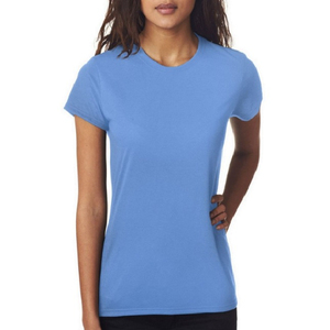 Camiseta de Mujer en Oferta, Color Sólido, Informal, Transpirable, para Hacer Ejercicio, Manga Corta, 100% Algodón, Talla Grande - Product Image 5