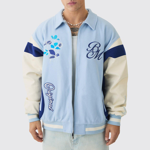 Veste de style universitaire pour hommes, prix bas, veste confortable de type Letterman, vêtements décontractés à la mode - Product Image 1