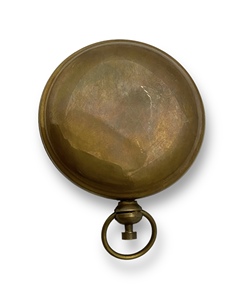 Brújula de Latón Hamburguesa de Lujo Hecha a Mano con Botón de Presión, Decoración Náutica de Escritorio, Regalo de Tajdaar Handicrafts - Product Image 1