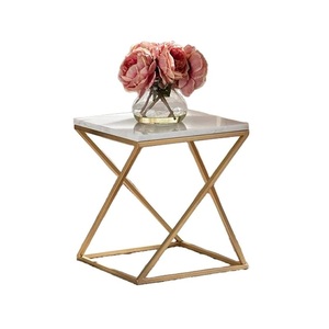 Table d'appoint rectangulaire en métal, style moderne, minimaliste, pour salon - Product Image 6