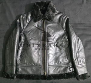 Chaquetas de Piel de Oveja de Primera Calidad para Hombre, Chaquetas de Piel y Pelaje Auténticas de Fábrica, Talla Grande, Chaquetas de Primera Categoría - Product Image 1