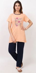 High Quality Summer Casual Women's Cotton Nightwear Set Quick Dry Elastic Waist Daily Indoor Wear & Relaxation India Bulk Price - Product Image 4
