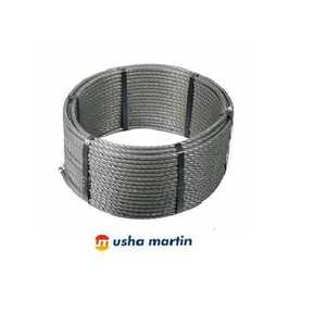 Câble de levage en acier recouvert de PVC 14 mm (6x19) de la marque USHA MARTIN CMK/RM/14MM, rouleau de 20 m, câble de levage durable pour grues et palans - Product Image 4