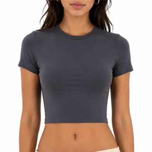Camisetas sin Mangas al por Mayor de Alta Calidad para Mujer, Diseño Básico, 100% Algodón, Secado Rápido, Casual, Corta - Product Image 1