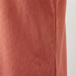 Polo de Manga Corta para Hombre, Color Coral, Estilo Casual, Transpirable, Corte Regular, Diseño de Punto Sólido - Product Image 5