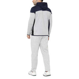 Survêtements de course légers et confortables pour hommes, style streetwear, motif uni, 100 % coton, grandes tailles, fermeture éclair, design 2-en-1, collection automne - Product Image 3