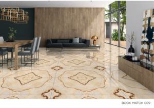 Carrelage en porcelaine brillant grand format moderne 600x1200, surface polie de qualité supérieure, pour murs et sols, utilisation intérieure et extérieure - Product Image 3