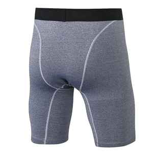 Men's Eco-Friendly Solid Casual <b>Compression</b> Running Gym <b>Shorts</b> with Front Logo-Quick Dry Lightweight Active Wear - Product Image 4