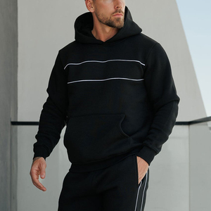 Sudadera con Capucha Deportiva, Ajustada, Impermeable y Ecológica, Personalizada al por Mayor para Hombre, con Bolsillo Delantero y Mezcla de Poliéster/Algodón - Product Image 3