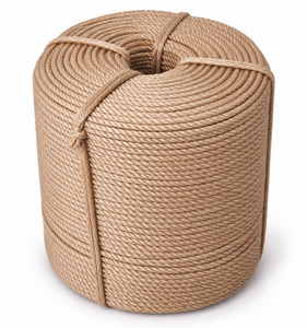 Corde en jute torsadée naturelle de 4 mm pour le jardinage et l'artisanat, respectueuse de l'environnement, pour la fixation des plantes et les commandes en gros personnalisées - Product Image 1