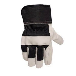 Gants de travail en cuir de chèvre Gun Palm, robustes, doux et confortables, pour la protection personnelle, durables, pour le jardinage - Product Image 3