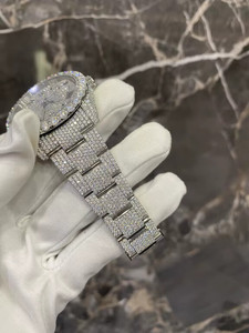 Reloj Mecánico de Lujo para Hombre con Diamantes Incrustados, Reloj de Alta Gama con Múltiples Esferas y Diamantes Brillantes - Product Image 3