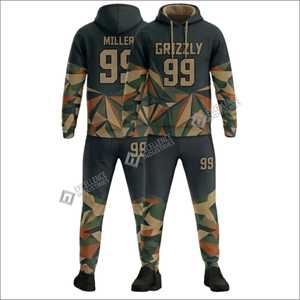Ensemble d'uniformes de football 7v7 entièrement sublimés, nouveau design, uniformes à drapeaux pour adultes, grandes tailles, respirants et confortables - Product Image 2