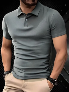 Maillot de sport uni 2026 pour homme, ultra-léger, séchage rapide, respirant, anti-transpiration, polyester/coton, idéal pour le fitness - Product Image 3