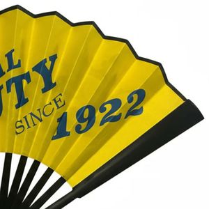 Abanico Plegable Sigma Gamma Rho, RHOyal Beauty Since 1922, Abanico Griego de la Hermandad, Elegante y Ligero, Accesorio de Mano - Product Image 3