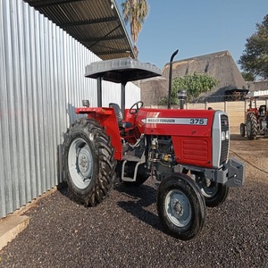 Tractor agrícola Massey Ferguson MF 375 4WD con potente motor de 80HP, diseñado para trabajos pesados en el campo, irrigación y bombeo. - Product Image 6