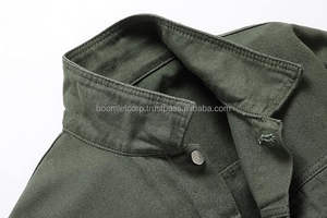 Boomletcorp Custom Men's Denim Jacket with <b>Stand</b> Collar High Street Style for Spring Autumn and Winter Season Supplements - Product Image 4