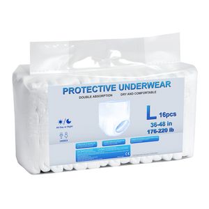 Pannolini per incontinenza usa e getta ad alta assorbenza per adulti, protettivi contro le perdite, per uomo e donna, con stampa decorativa - Product Image 4
